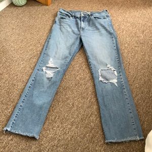 Levi’s high rise straight